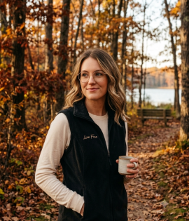 Live Free Plush Fleece Vest