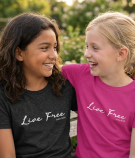 The "Live Free" Everyday Youth Tee