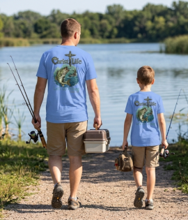 The "Fishers of Men" Youth Bass Tee